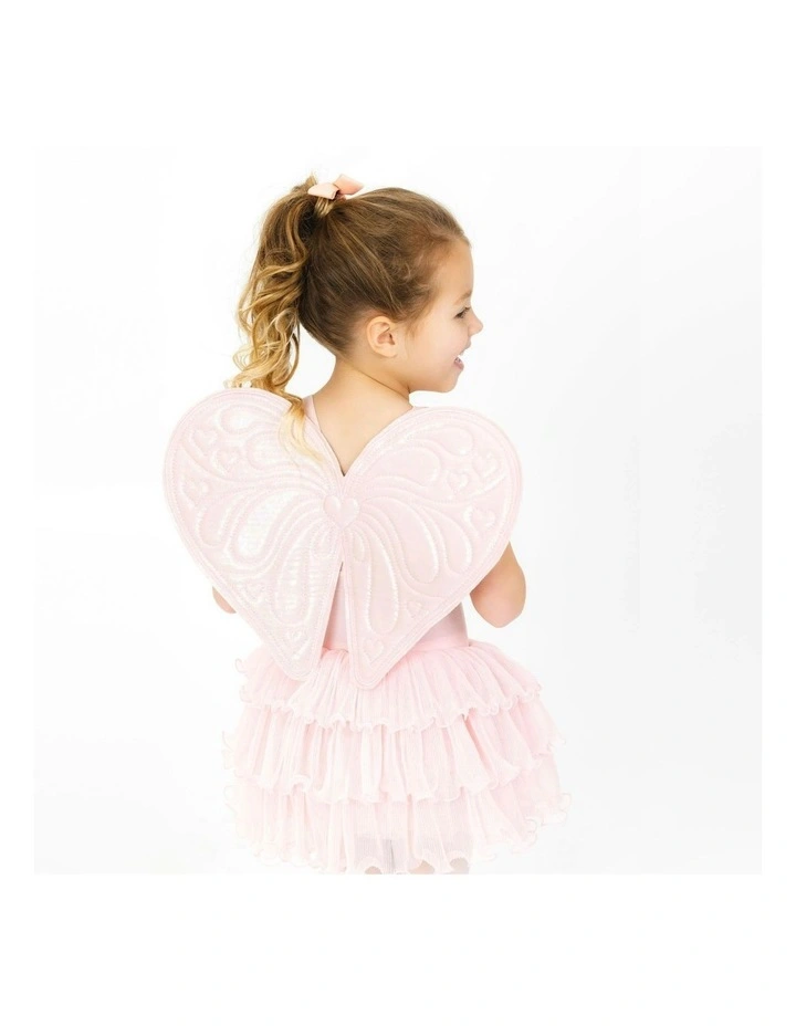Quilted Shimmering Fairy Wings in Pink image 3