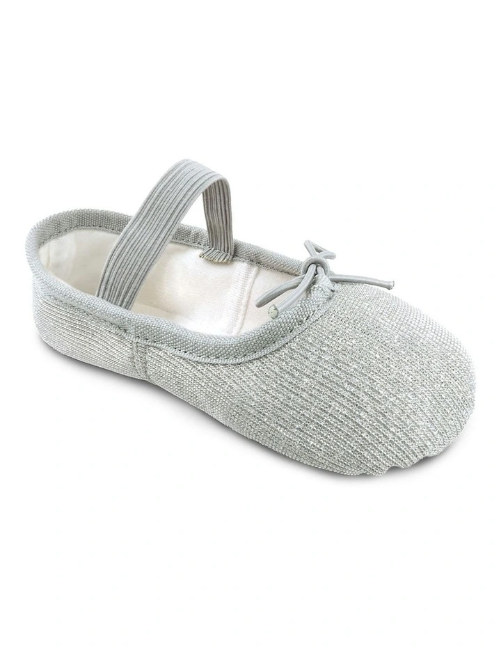 Sparkle Ballet Shoe in Silver image 1