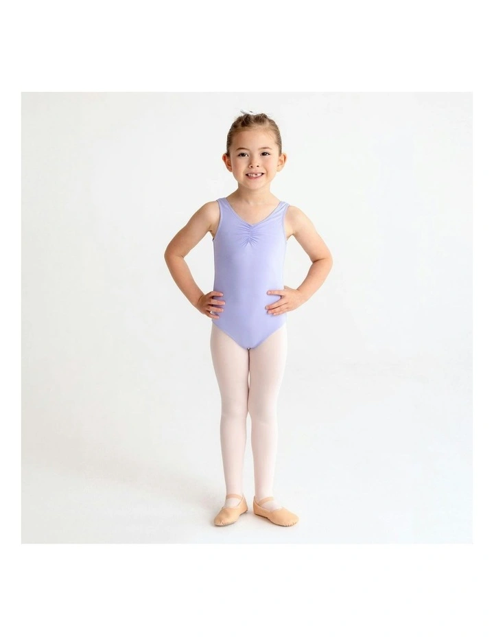 Gathered Tank Leotard in Lilac image 3