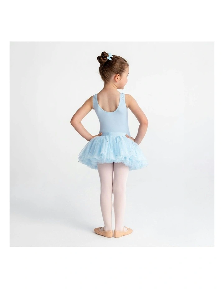 4 Layer Sequin Tutu Skirt in Blue image 4