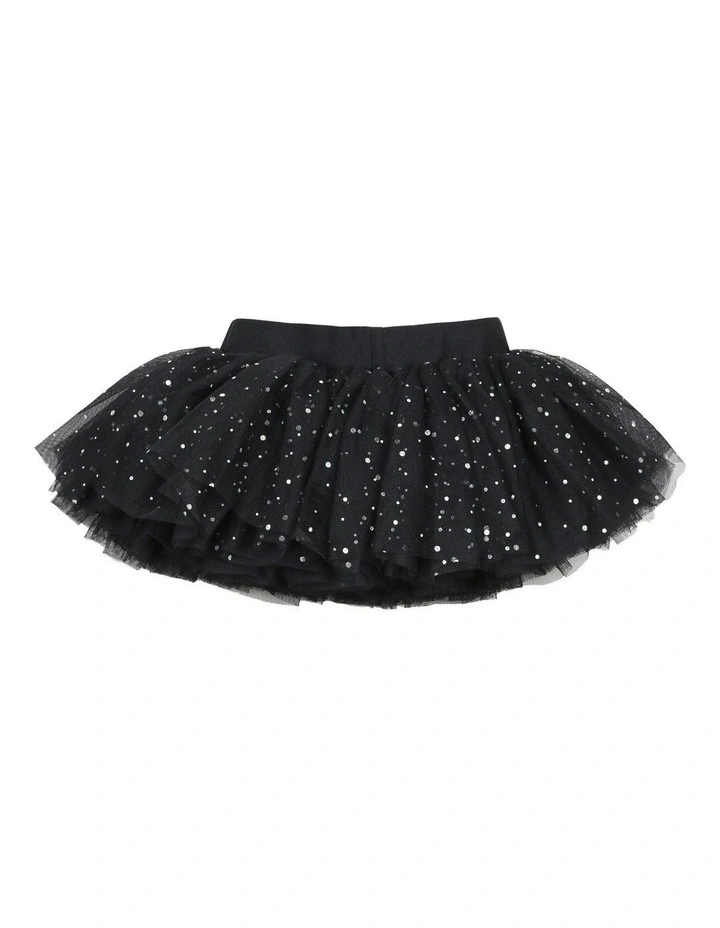 Tutu Skirt Leotard Set 2 Piece in Black image 2