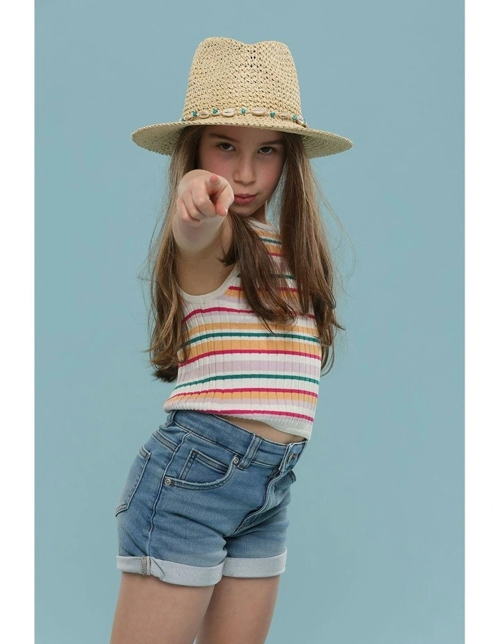 Mini Merliah Fedora in Blue image 2