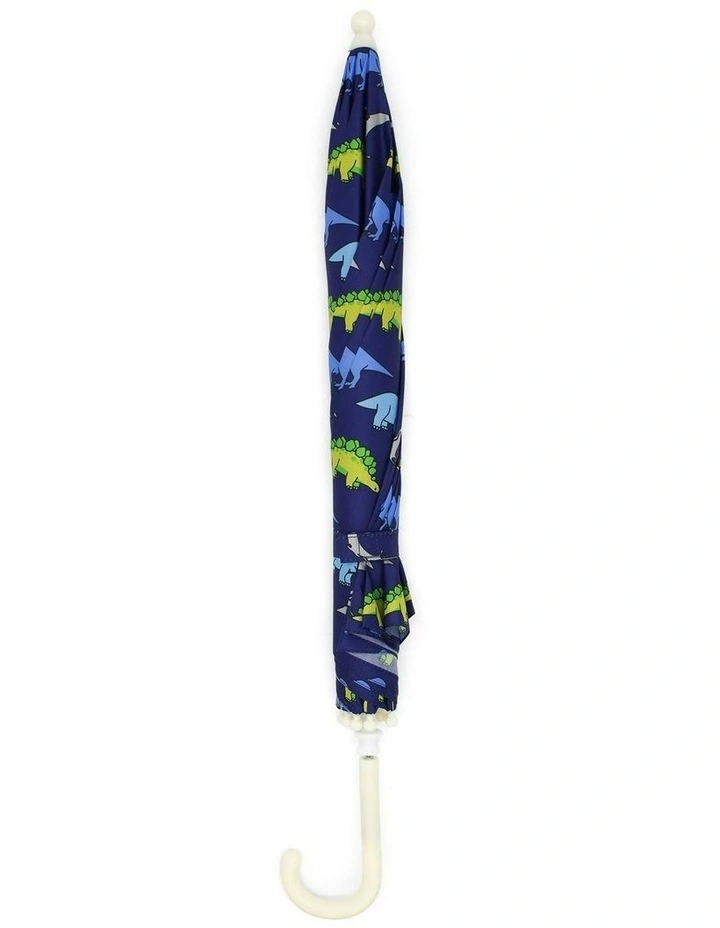 Dinosaur Umbrella in Navy Blue image 2