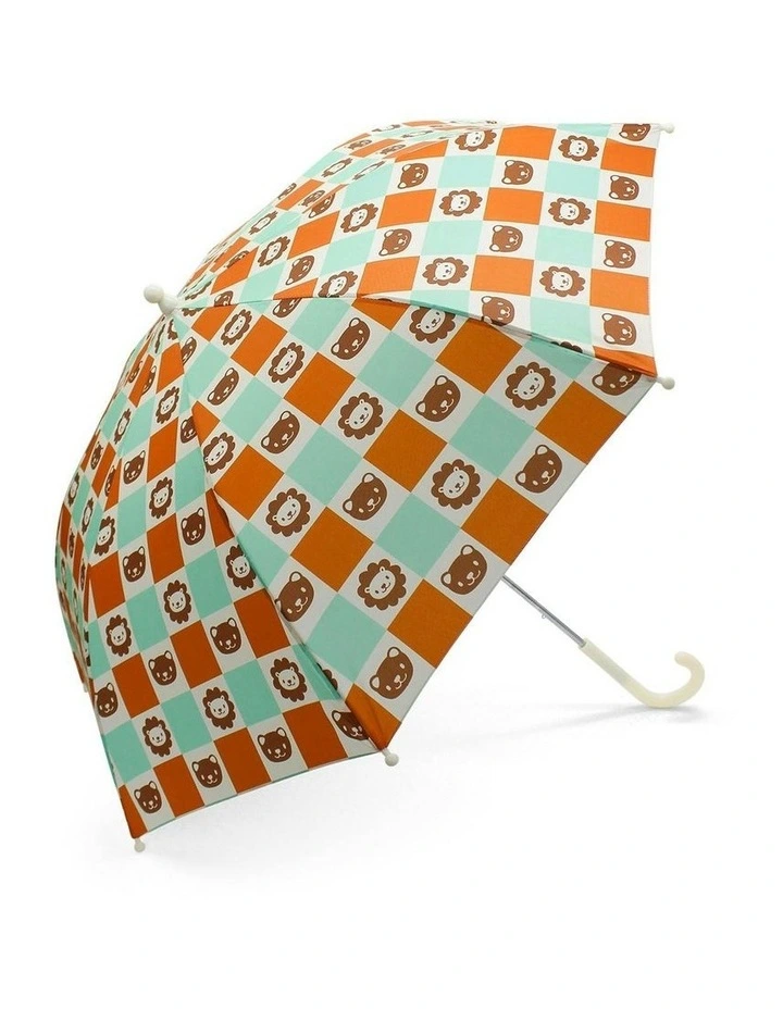 Teddy Check Umbella in Green image 1