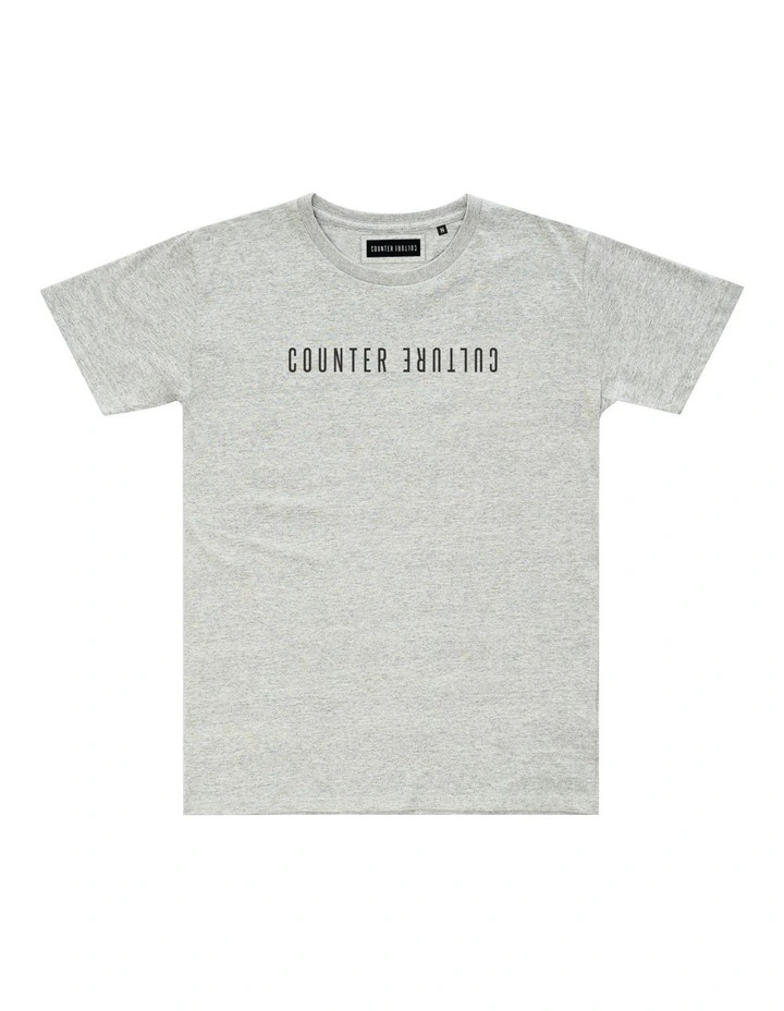 Atlas Tee - Youth in Grey Marle image 1