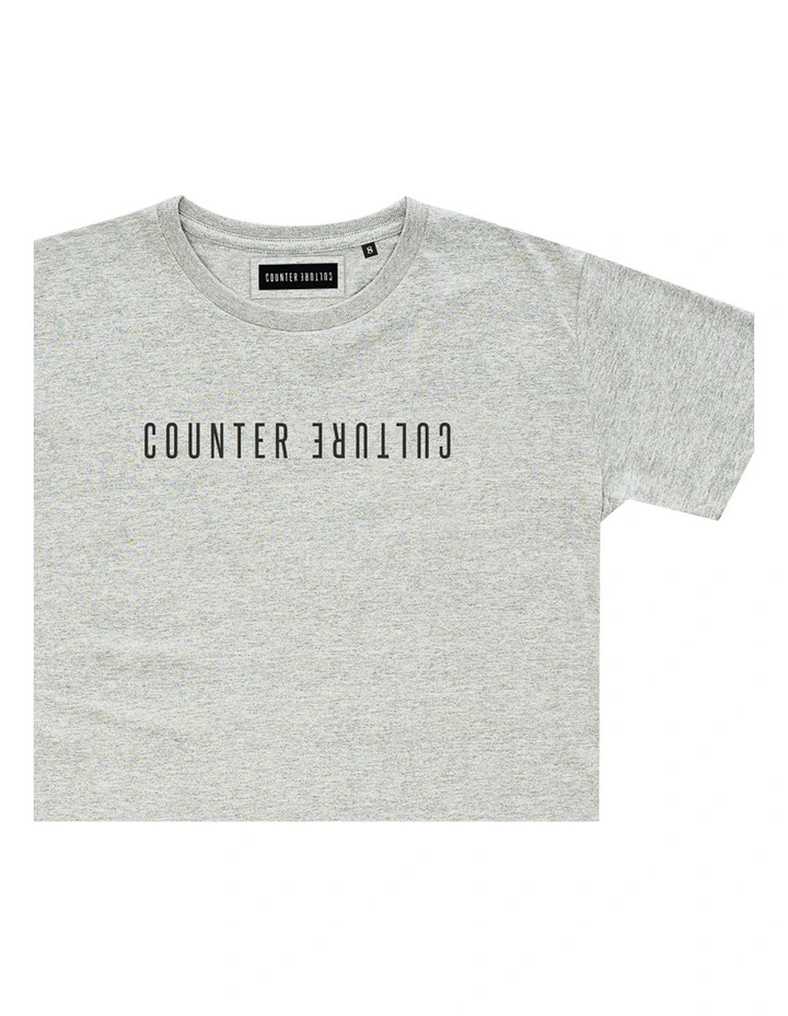 Atlas Tee - Youth in Grey Marle image 3
