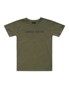 Atlas Tee - Youth in Olive