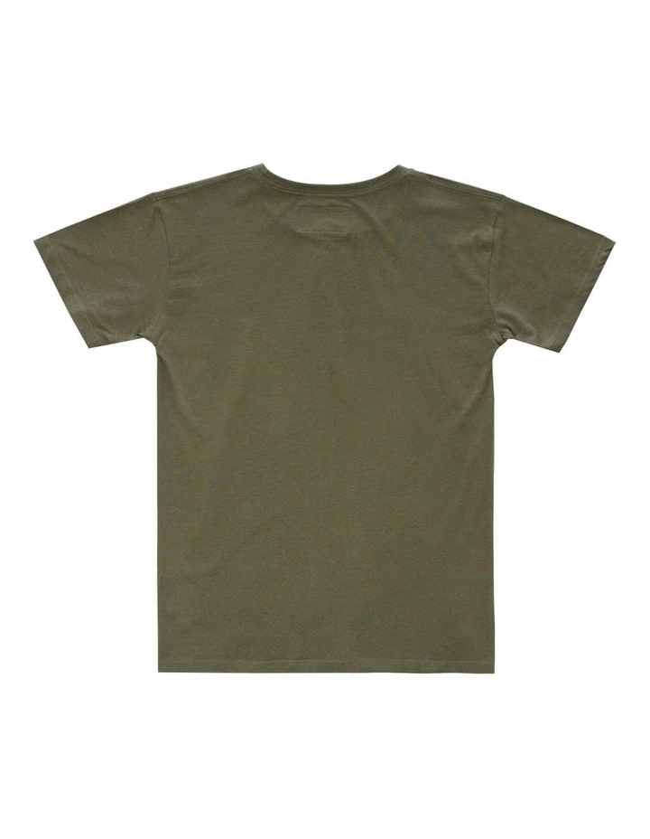 Atlas Tee - Youth in Olive image 2