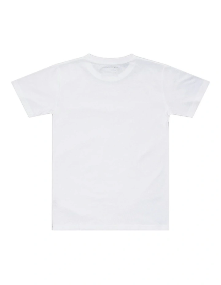 Atlas Tee - Youth in White image 2