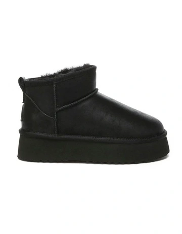 Romi Ankle Platform Boots in Black