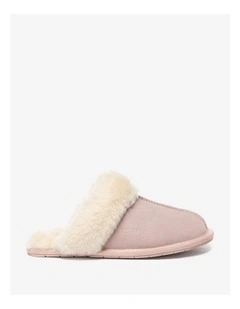 Rosa Slipper Suede in Pink