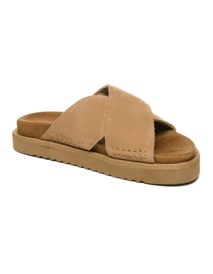 Lilac Adjustable Slides in Chestnut image 2