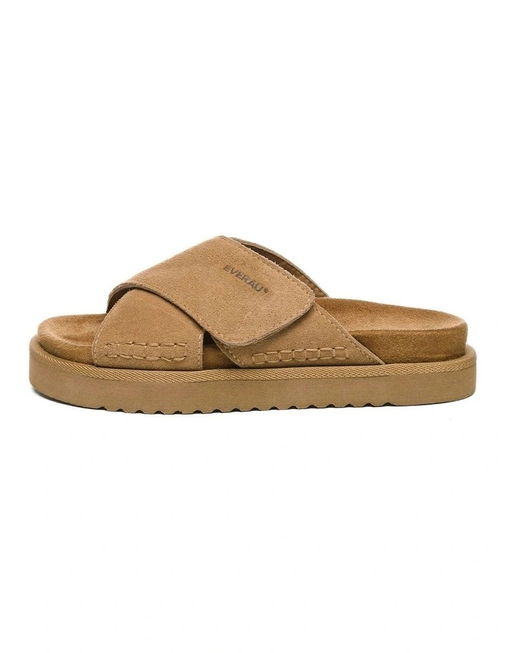 Lilac Adjustable Slides in Chestnut image 4