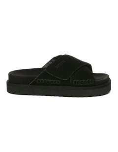 Lilac Adjustable Slides in Black