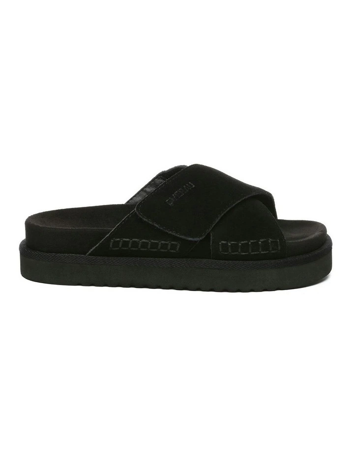 Lilac Adjustable Slides in Black image 1