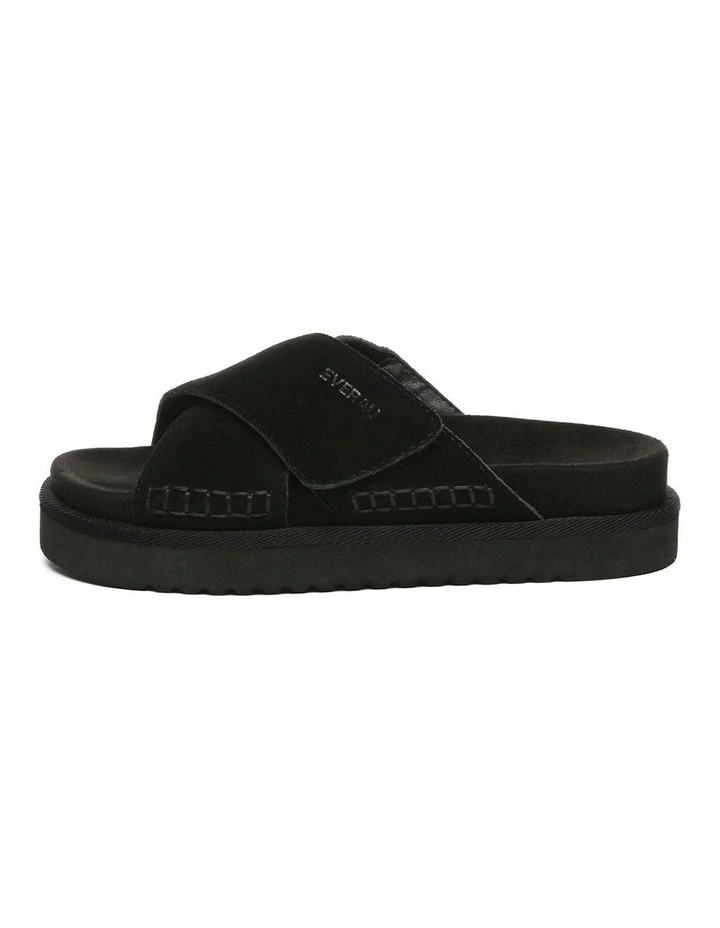 Lilac Adjustable Slides in Black image 4