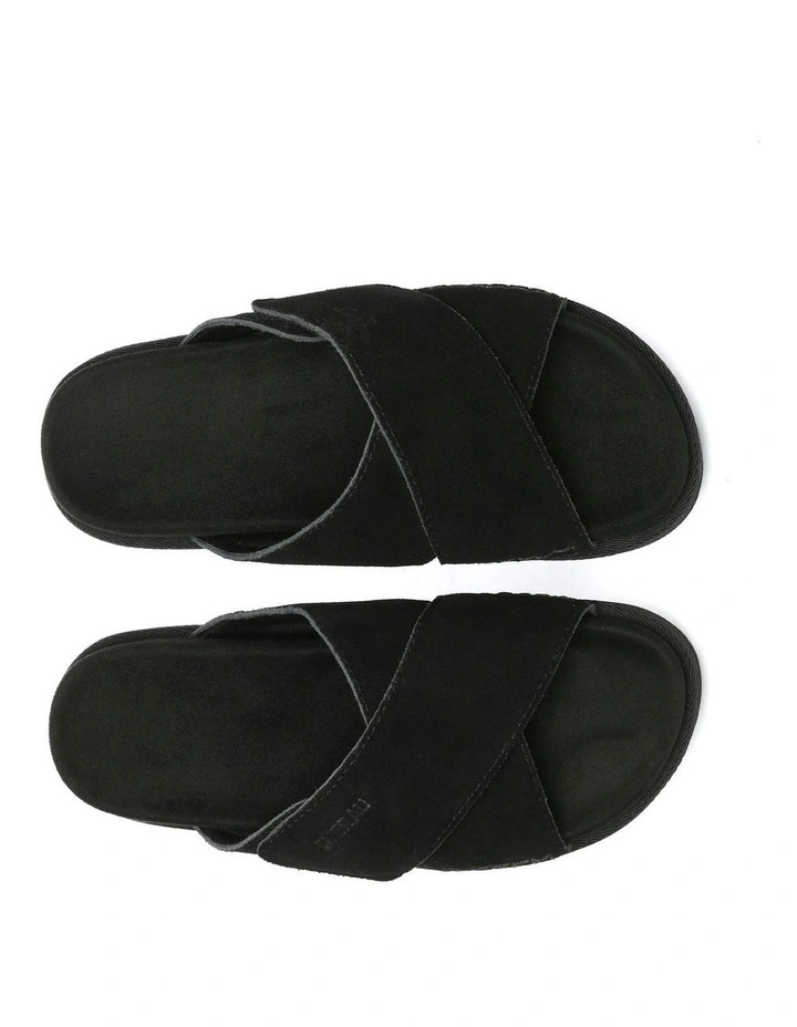 Lilac Adjustable Slides in Black image 5