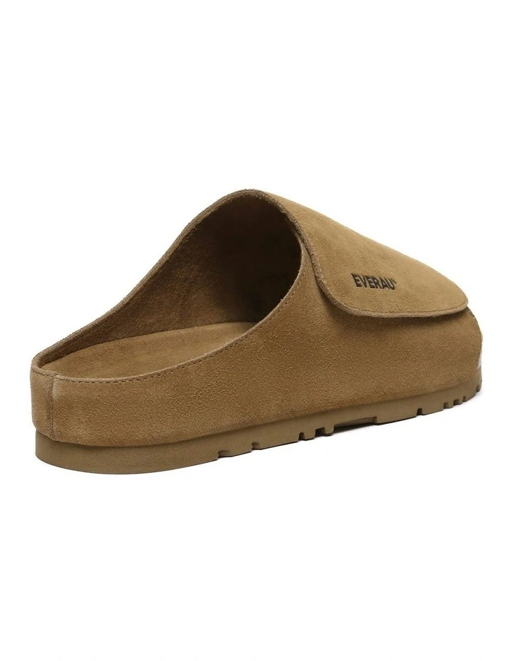 Justice Embossed Slides in Chestnut image 3