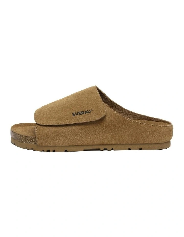 Justice Embossed Slides in Chestnut image 4