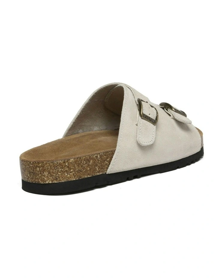 Alexis Adjustable Strap Slides in Sand image 3