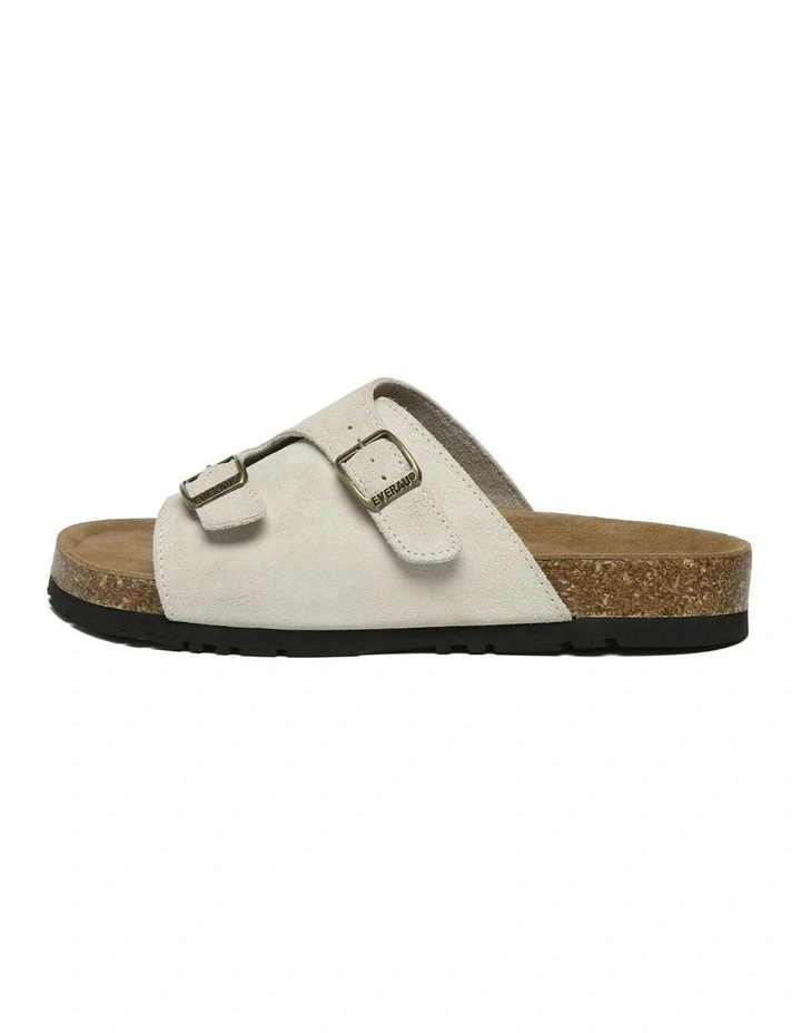 Alexis Adjustable Strap Slides in Sand image 4