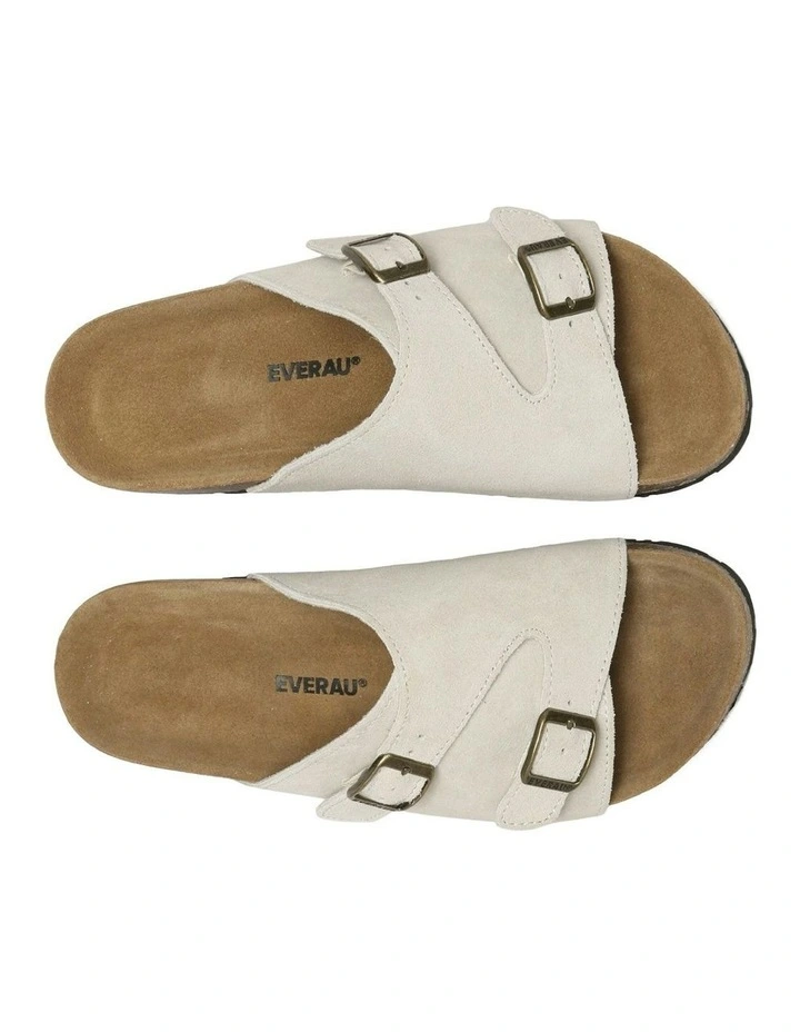 Alexis Adjustable Strap Slides in Sand image 5