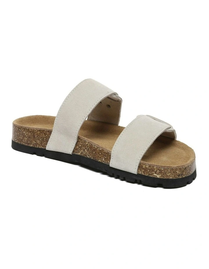 Aurelia Double Strap Slides in Sand image 2