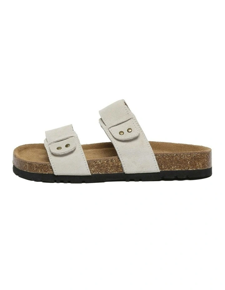 Aurelia Double Strap Slides in Sand image 4