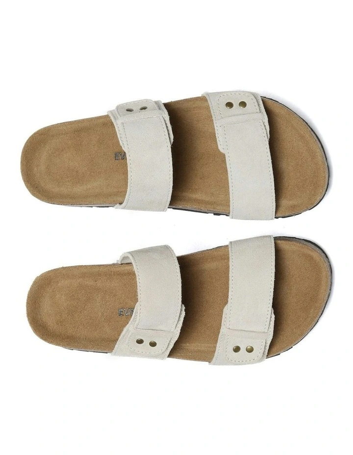 Aurelia Double Strap Slides in Sand image 5