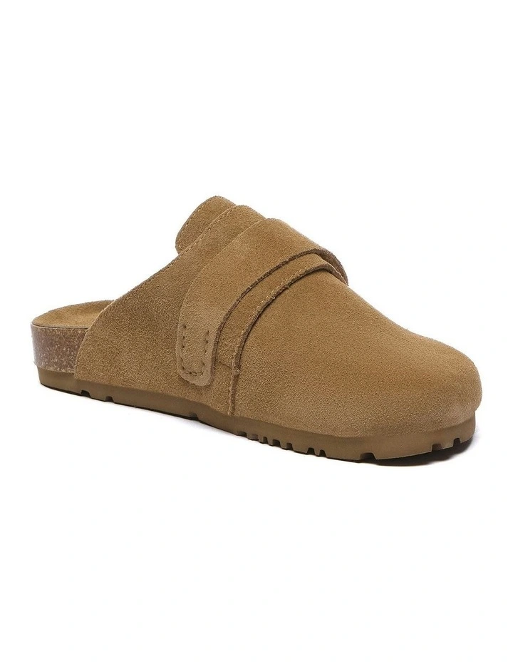 Skyler Double Adjustable Strap Embossed Clog in Chestnut image 2