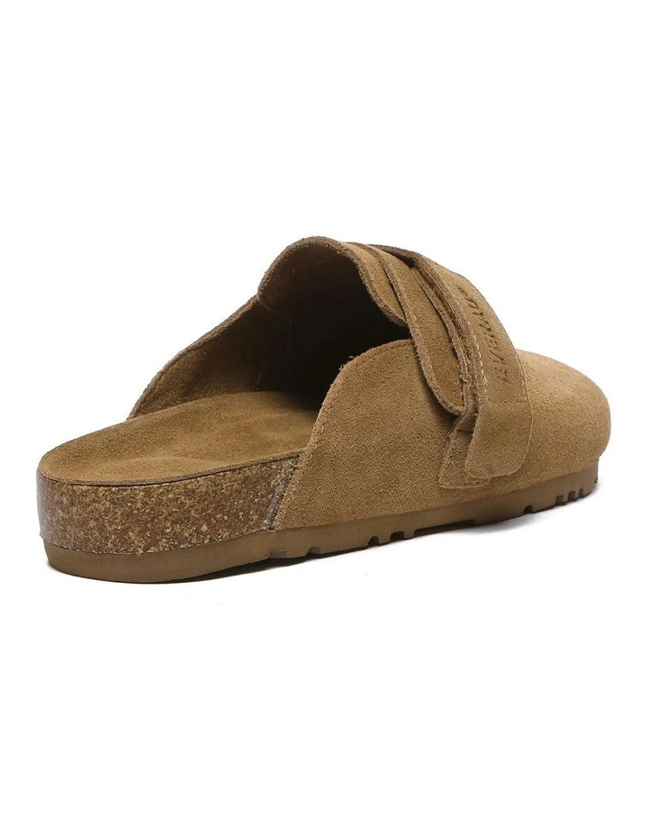 Skyler Double Adjustable Strap Embossed Clog in Chestnut image 3