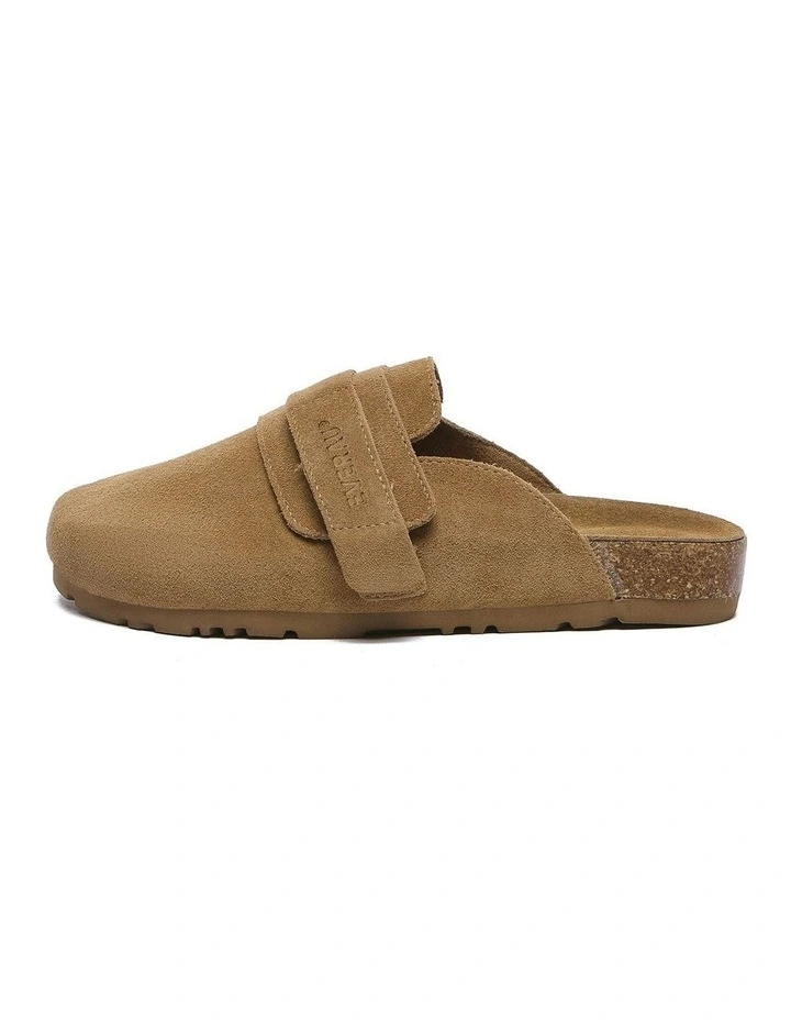 Skyler Double Adjustable Strap Embossed Clog in Chestnut image 4