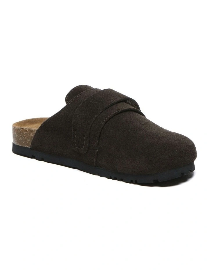 Skyler Double Adjustable Strap Embossed Clog in Chocolate image 2