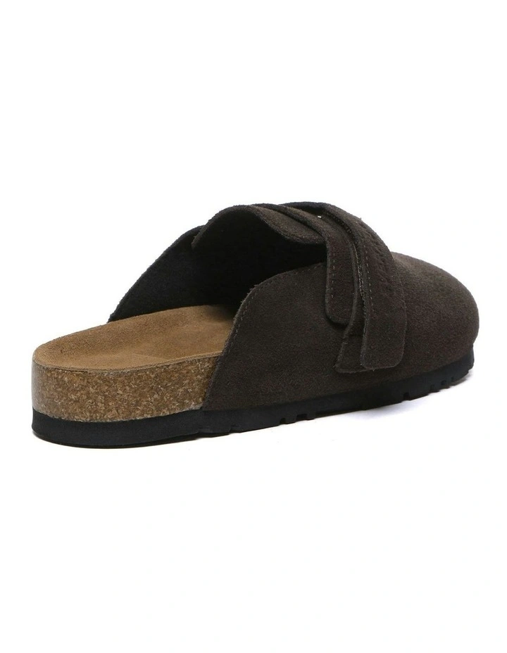 Skyler Double Adjustable Strap Embossed Clog in Chocolate image 3