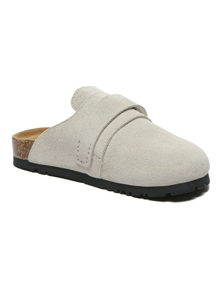 Skyler Double Adjustable Strap Embossed Clog in Sand image 2