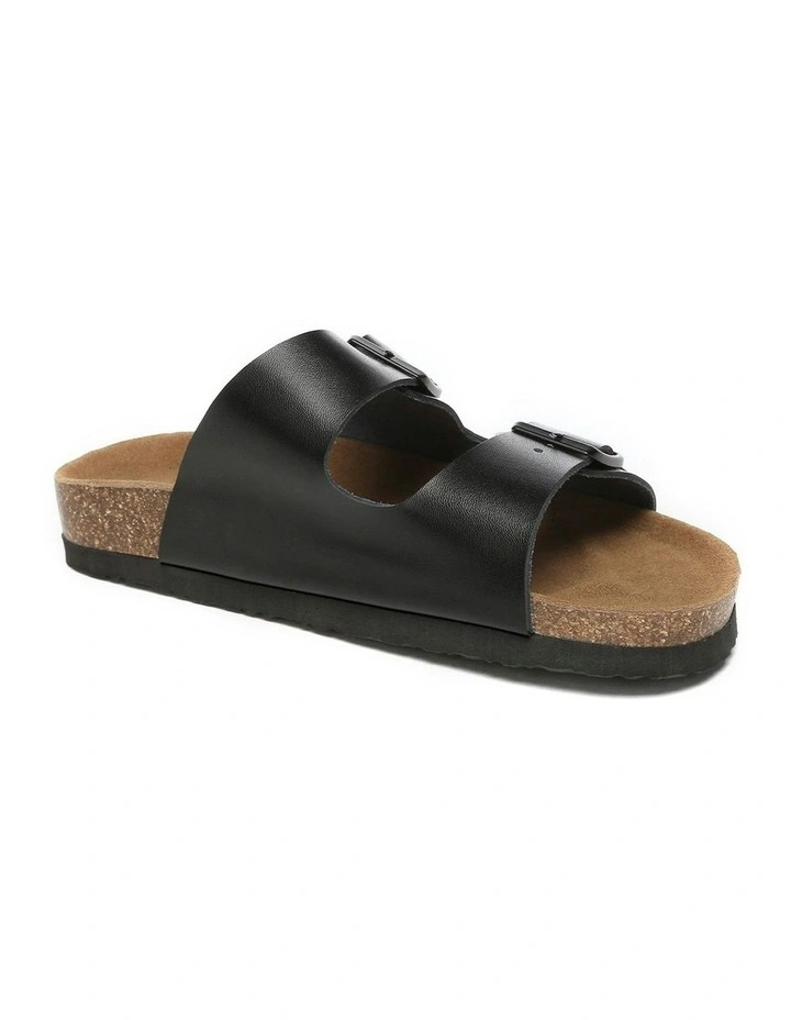Mick Sandal Slides in Black image 2