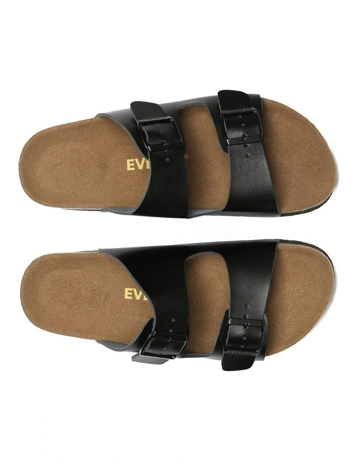 Mick Sandal Slides in Black image 5