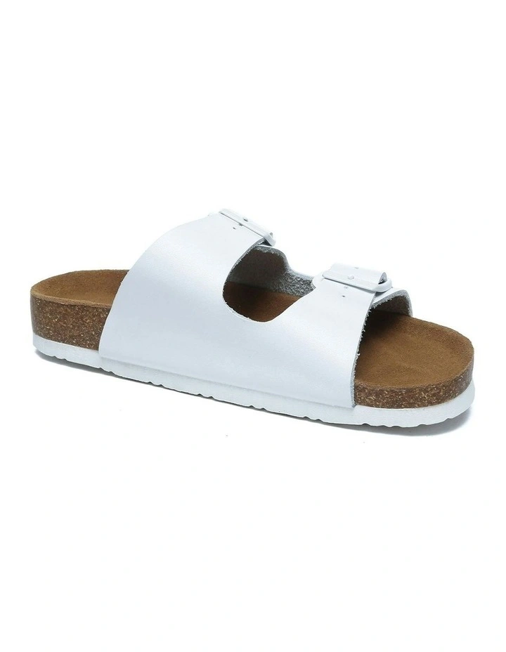 Mick Sandal Slides in White image 2