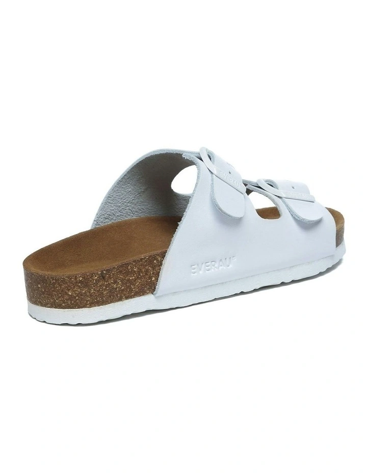 Mick Sandal Slides in White image 3