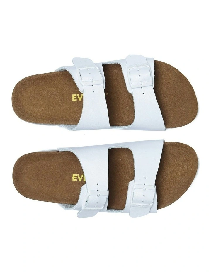 Mick Sandal Slides in White image 5