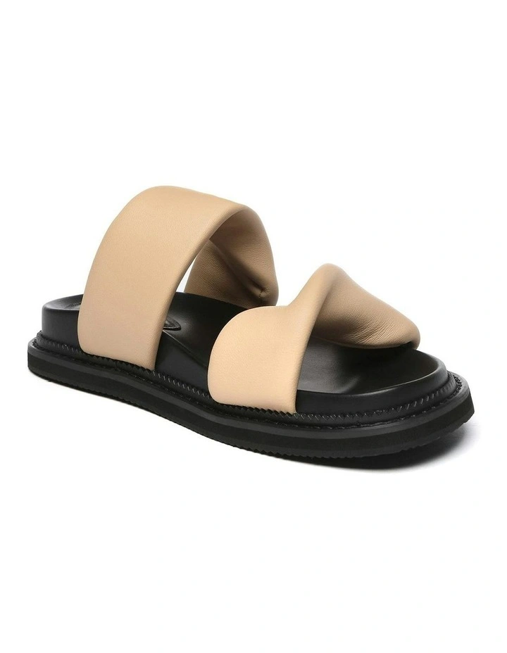 Eloise Paded Twist Sandals in Umber image 2