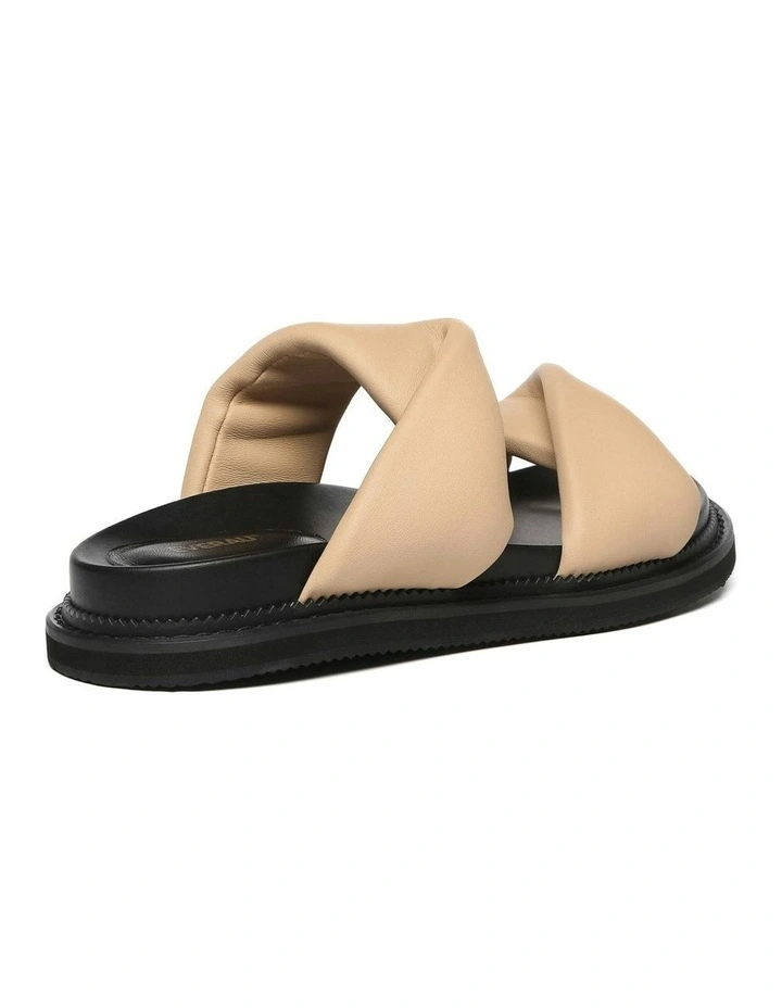 Eloise Paded Twist Sandals in Umber image 3