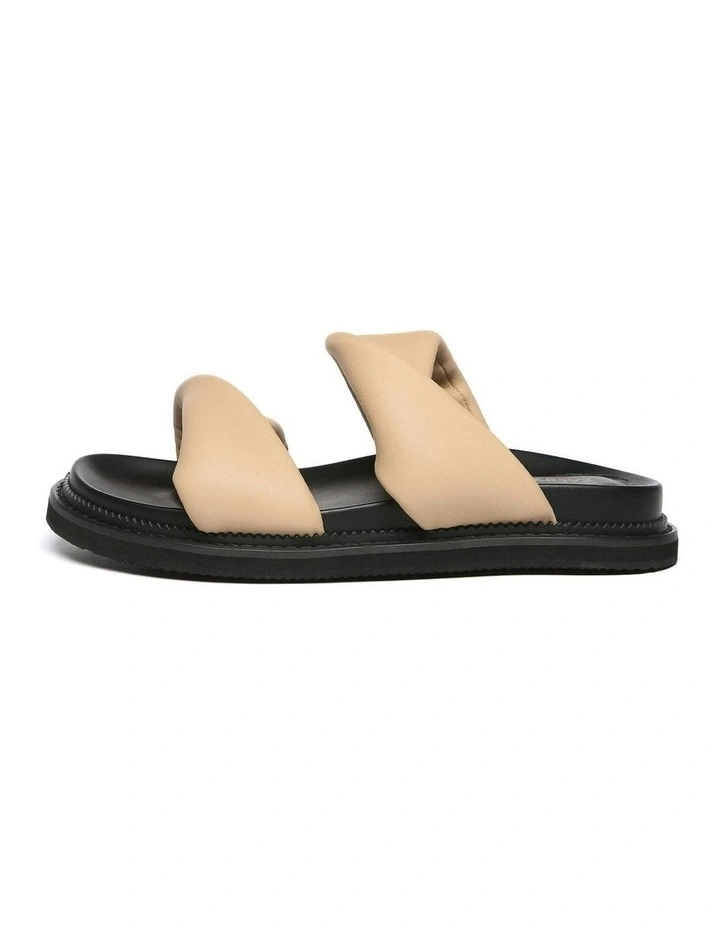 Eloise Paded Twist Sandals in Umber image 4