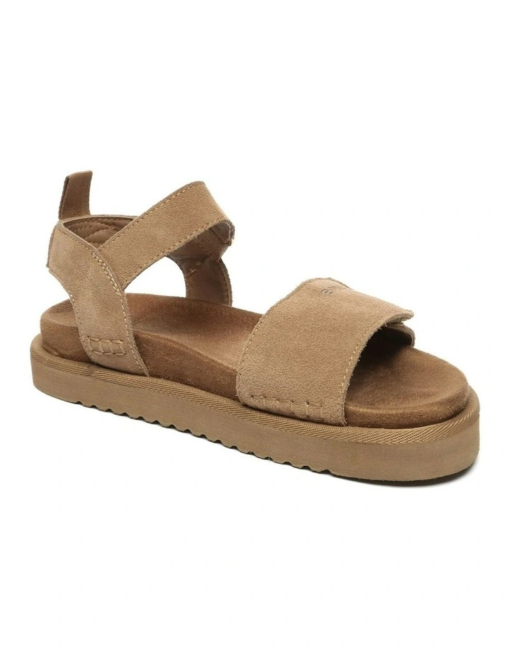 Carla Hook And Loop Sandals in Chestnut image 2