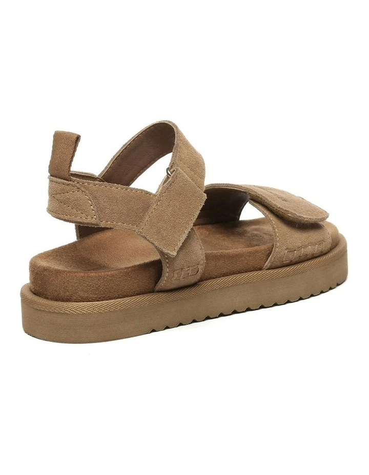 Carla Hook And Loop Sandals in Chestnut image 3