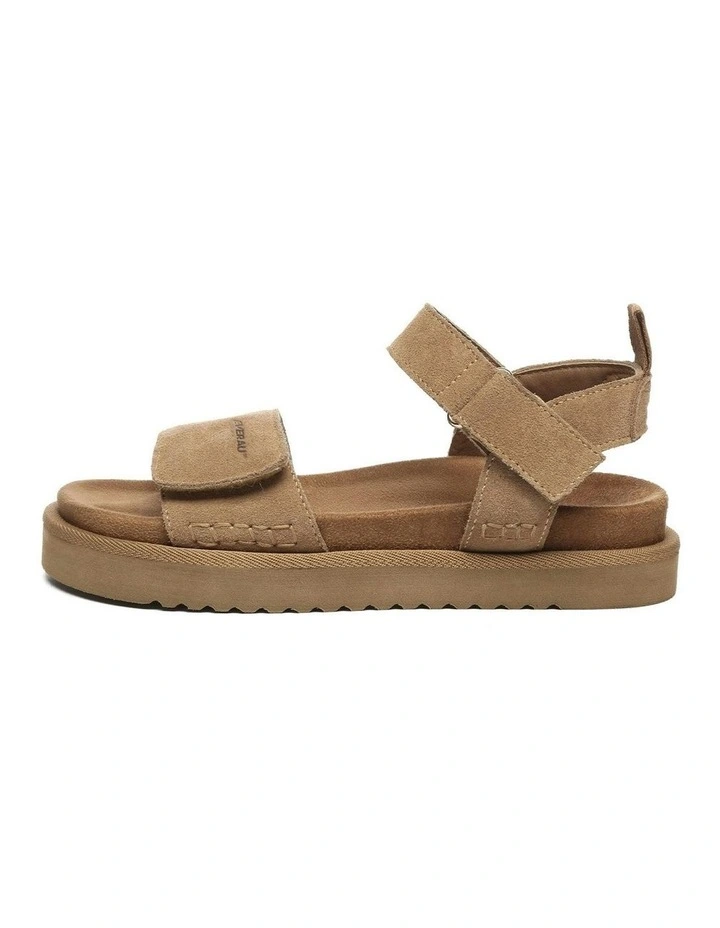 Carla Hook And Loop Sandals in Chestnut image 4