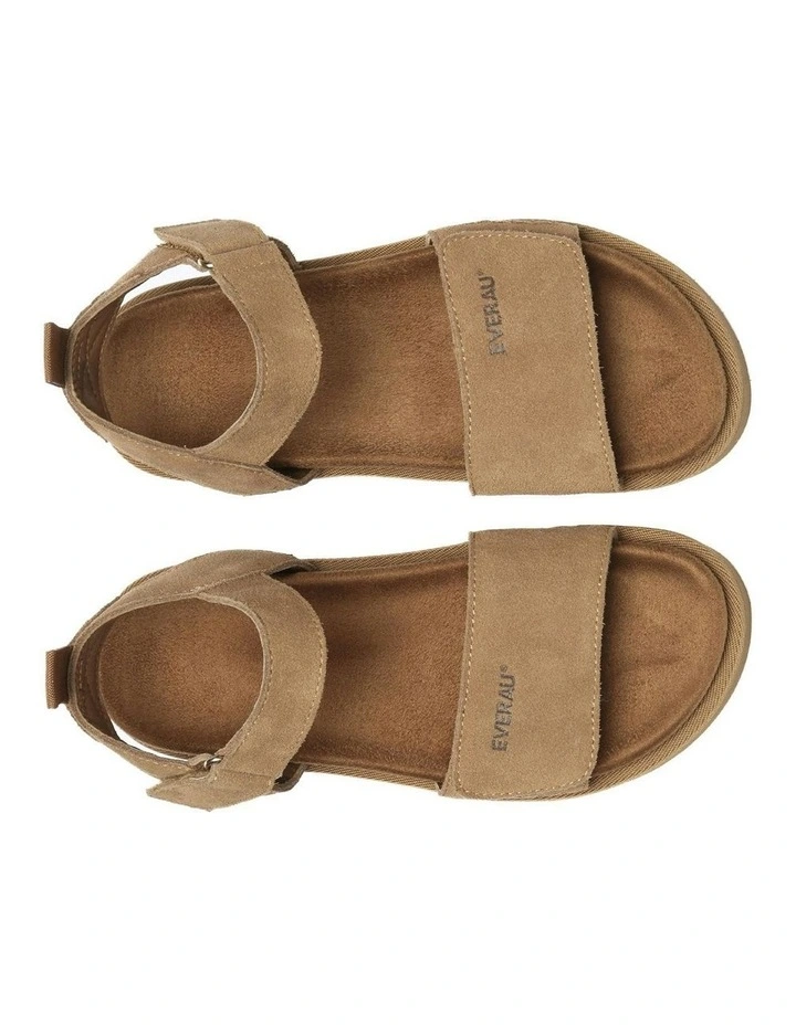 Carla Hook And Loop Sandals in Chestnut image 5
