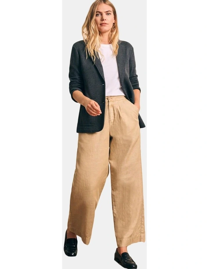Organic Cotton Denim Midi Skirt in Denim image 4