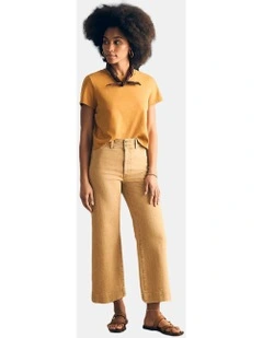 Coastline Stretch Chino in Khaki