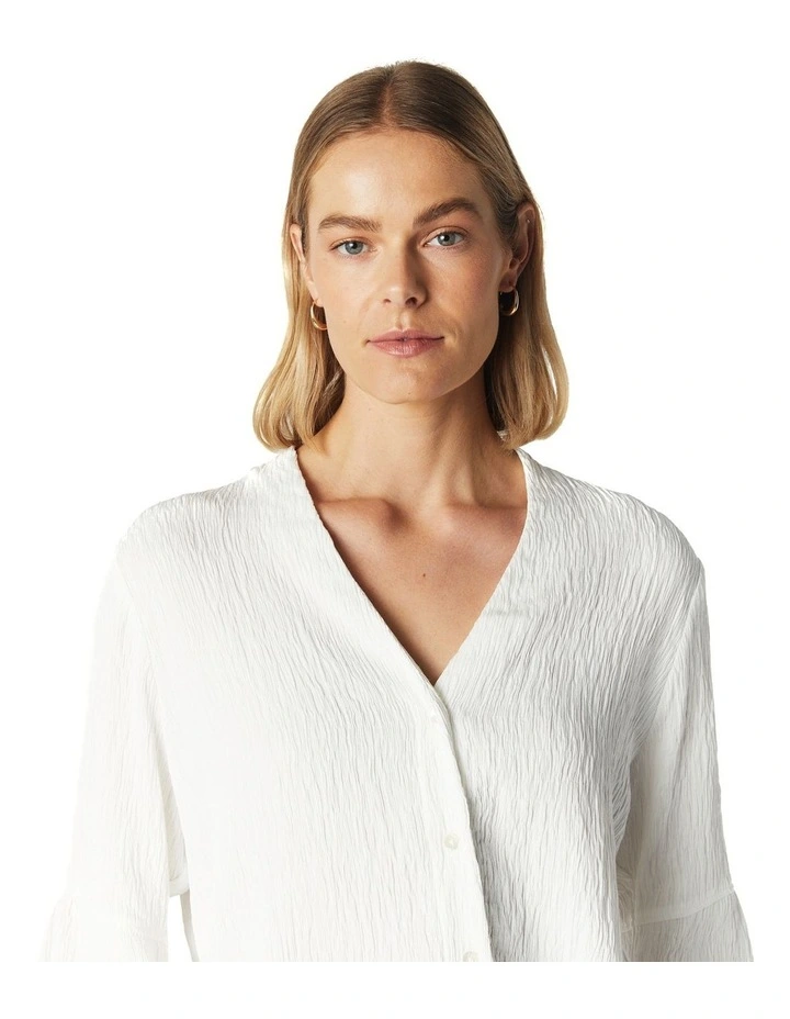 Ava Blouse in White image 4